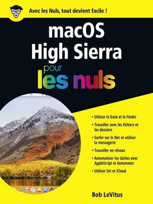 cover image of macOS High Sierra pour les Nuls grand format
